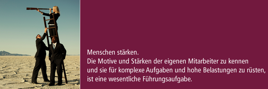 Menschen stärken heisst Unternehmen stärken